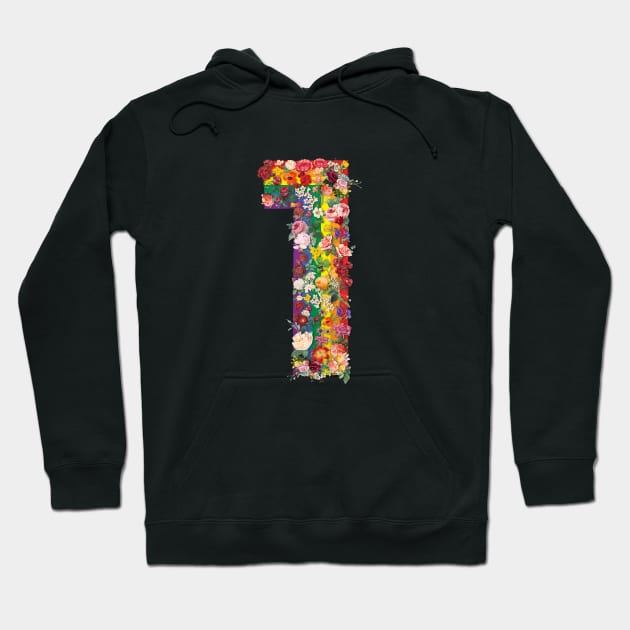 You are No.1  LGBT flower rainbow Hoodie by Cimbart